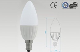 1.7W LED candle light